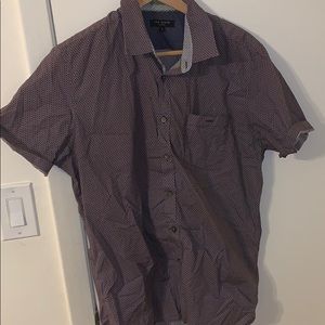 High end purple ted baker LONDON button up